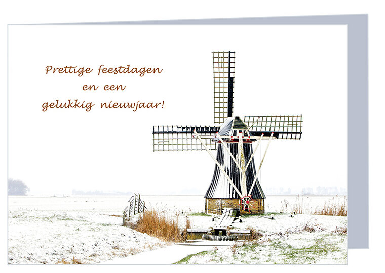 Cheap Christmas card mill + envelope (K006)