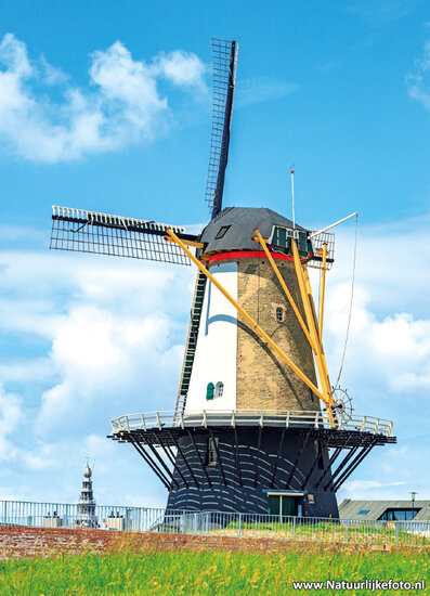 postcard Vlissingen - Orange mill