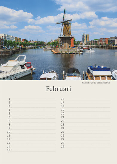 Birthday calendar Rotterdam