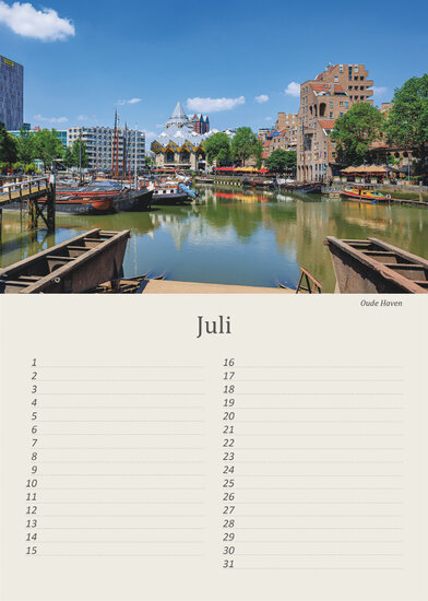 Birthday calendar Rotterdam