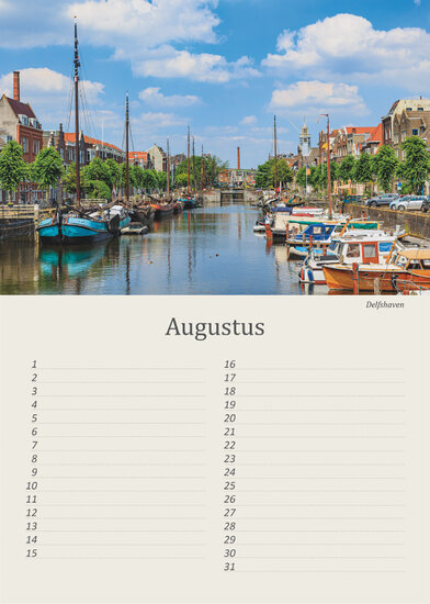 Birthday calendar Rotterdam