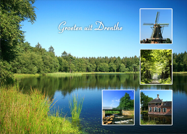 postcard landscapes in Drenthe (DR007)
