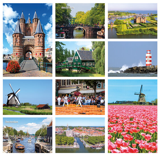 Postcard set North-Holland