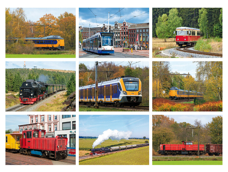 Railway postcards - 9 postcards with railway motif (no. 118) Railway postcards - 9 postcards with railway motif (no. 118)