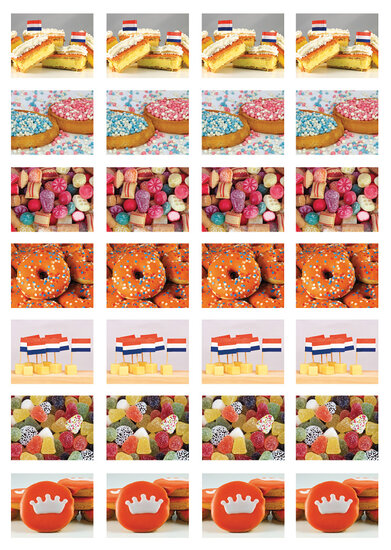 sticker sheet food (SV021)