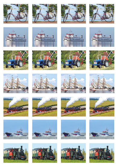 sticker sheet transport vehicles (SV022)