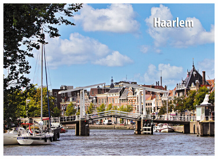 postcard Haarlem - Gravestenen bridge (C023) postcard Haarlem - Gravestenen bridge (C023)