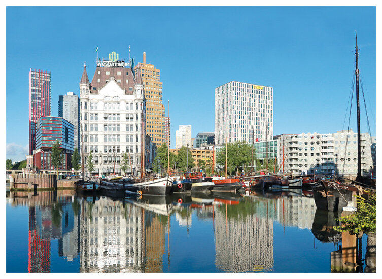 postcard Rotterdam - Old Harbour (C038)