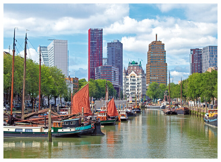 postcard Rotterdam - skyline (C039) postcard Rotterdam - skyline (C039)