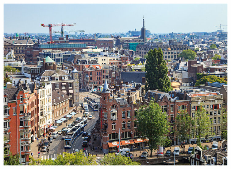 postcard Amsterdam - skyline (C073) postcard Amsterdam - skyline (C073)