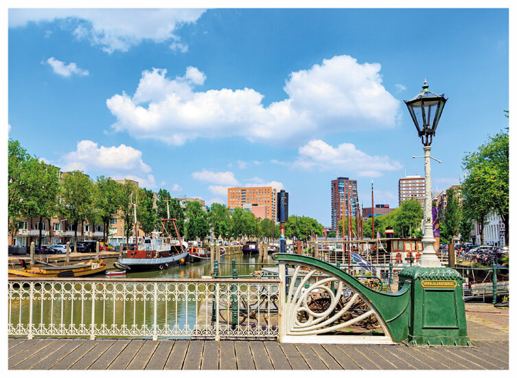 postcard Rotterdam - Spanjaardsbridge