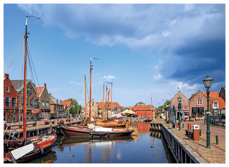 postcard Bunschoten-Spakenburg