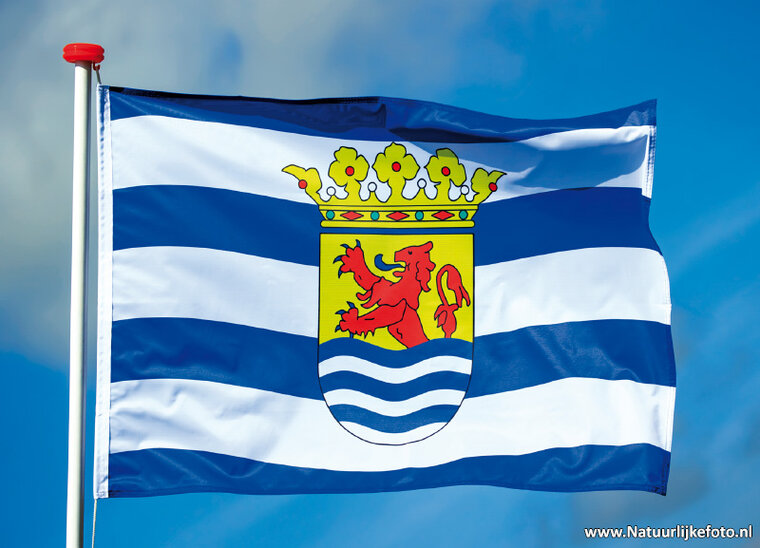 Zeeland flag postcard (0725)