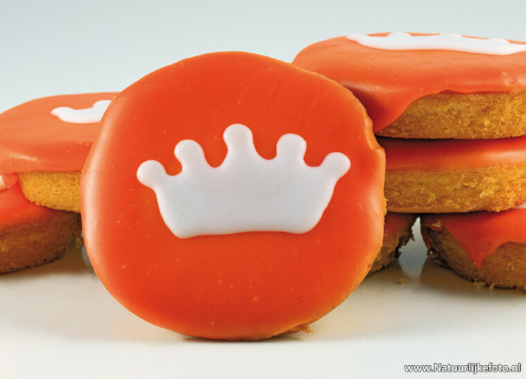 Orange cakes food postcard (0642)