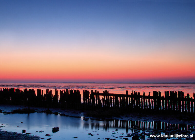 postcard Paesens sunset