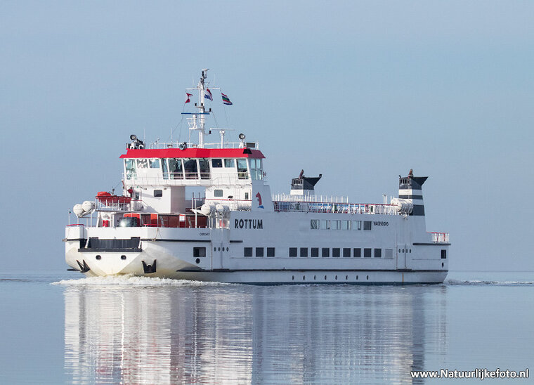 postcard Rottum ferry (0569)