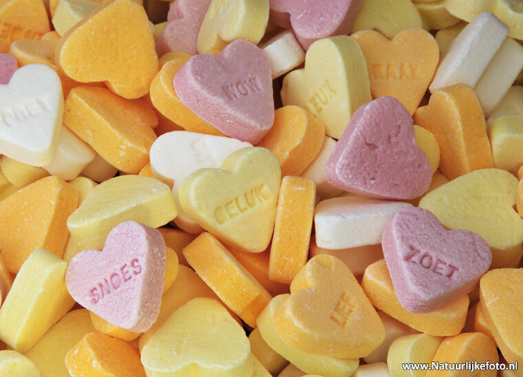 Fruit hearts food postcard (0430)