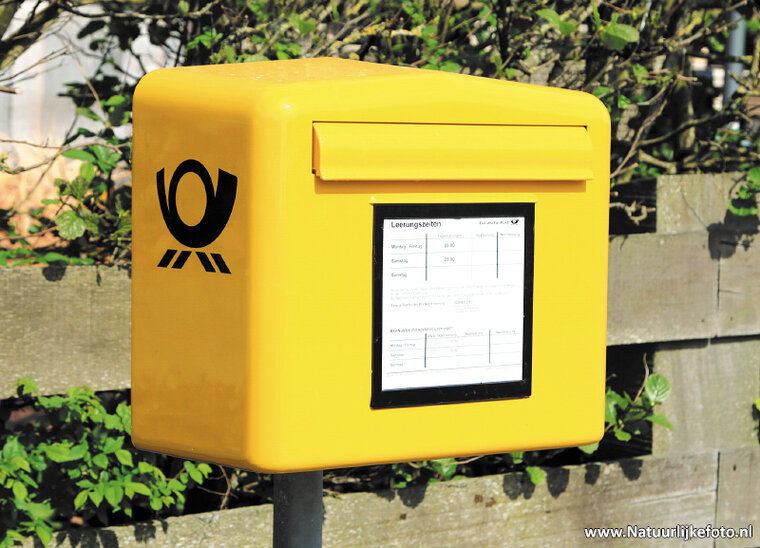 postcard mailbox German post (0335)