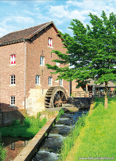 Cereal mill from Eijsden postcard (0392)