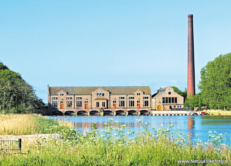 postcard Ir. D.F. Woudagemaal Lemmer