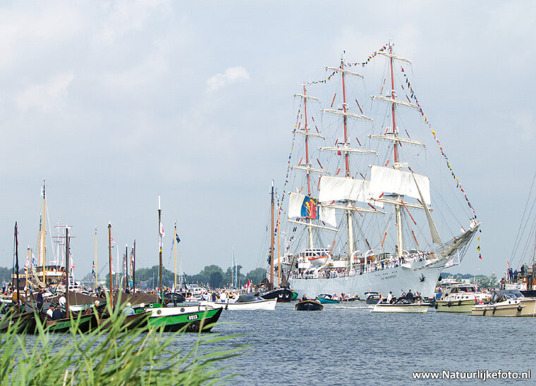 postcard sailing ship Dar Mlodziezy - Sail Amsterdam (0276)