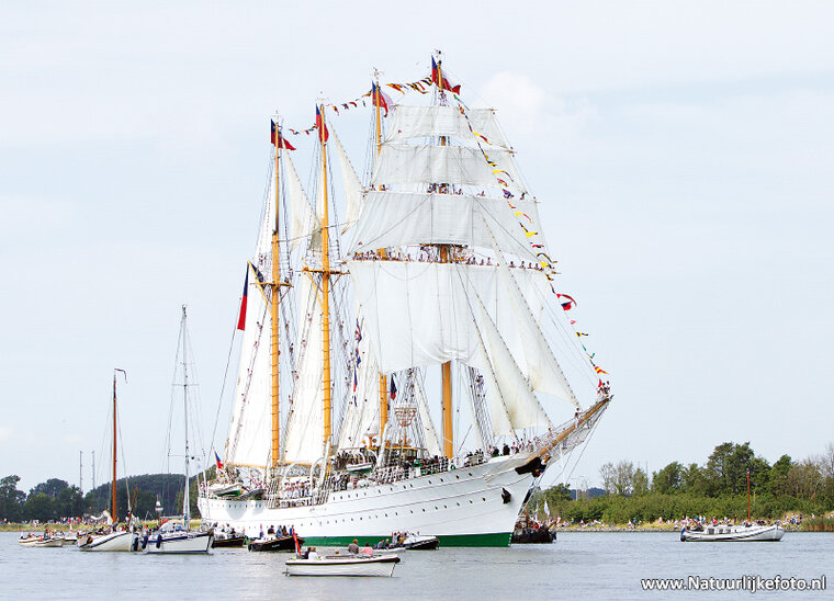 postcard sailing ship Esmeralda - Sail Amsterdam (0278)