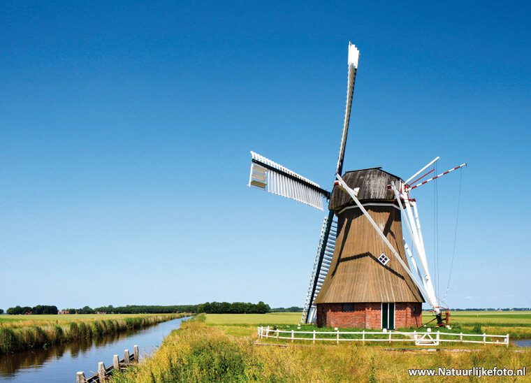 Dellen mill postcard - Nieuw-Scheemda (0122)