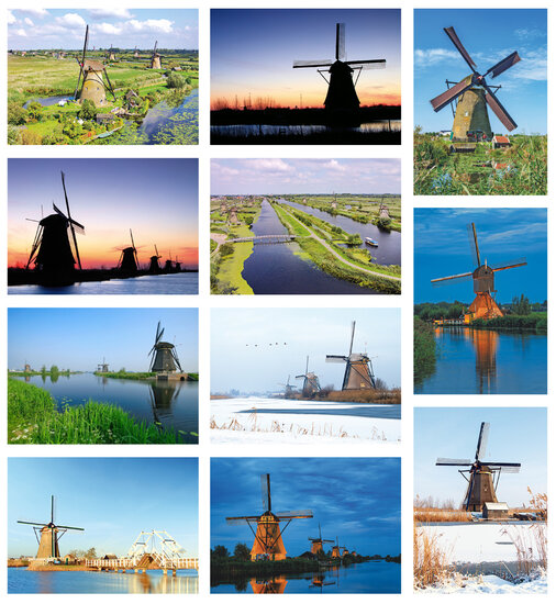 Kinderdijk Postcards