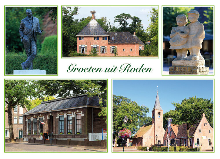 Groeten uit Roden postcard (R001)