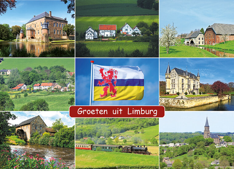 postcard groeten uit Limburg