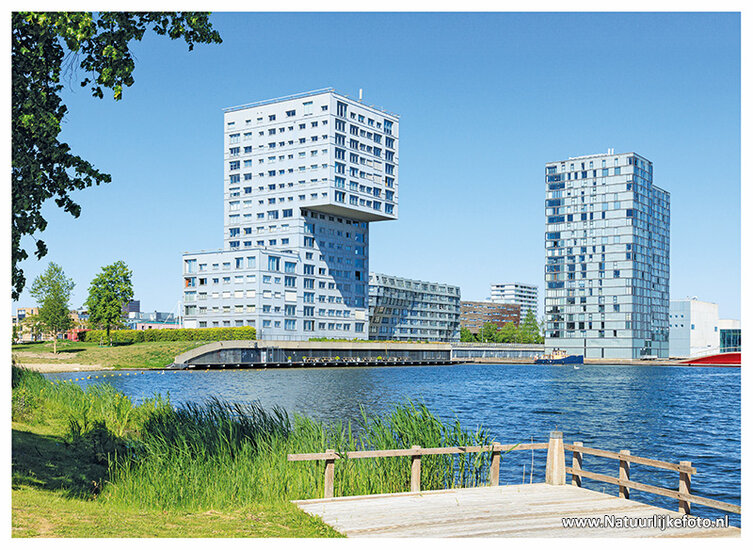 postcard Almere - Skyline