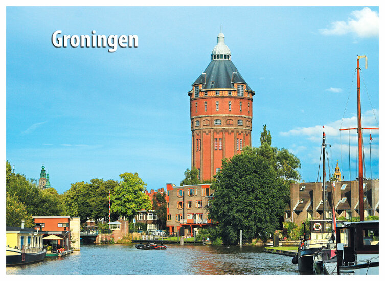 Postcard set Groningen - 10 postcards with Groningen motif (no. 27)