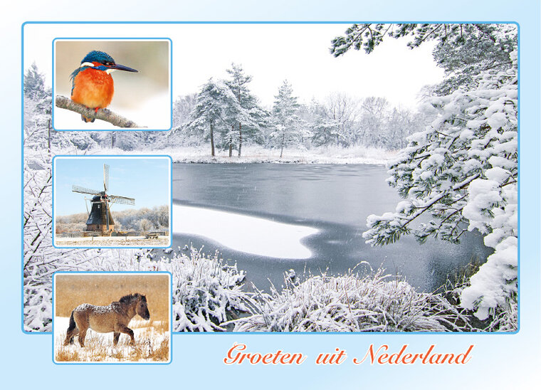 Dutch postcards set - 9 groeten uit Nederland postcards (no. 109)