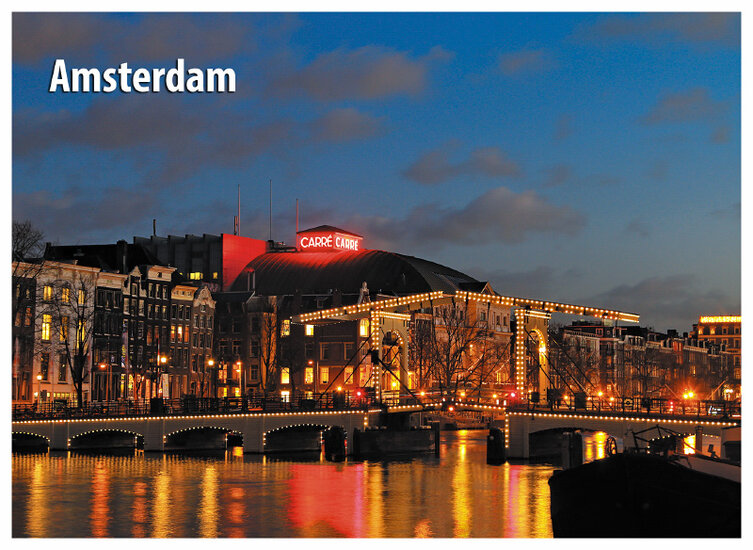 Amsterdam postcards - set with 15 Amsterdam motive postcards (no. 68)