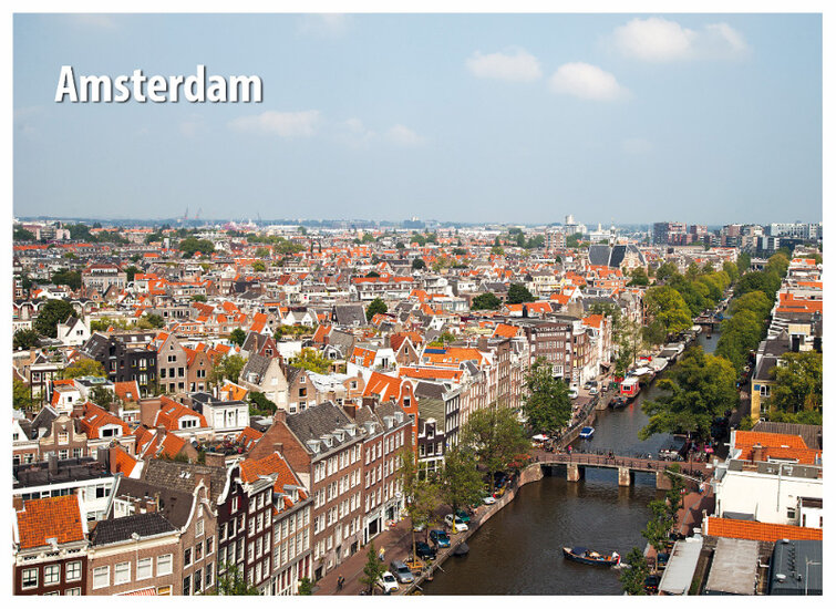Amsterdam postcards - set with 15 Amsterdam motive postcards (no. 68)