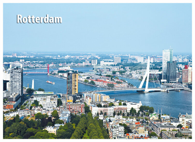 Rotterdam postcards - set with 9 postcards with Rotterdam motif (no. 069)