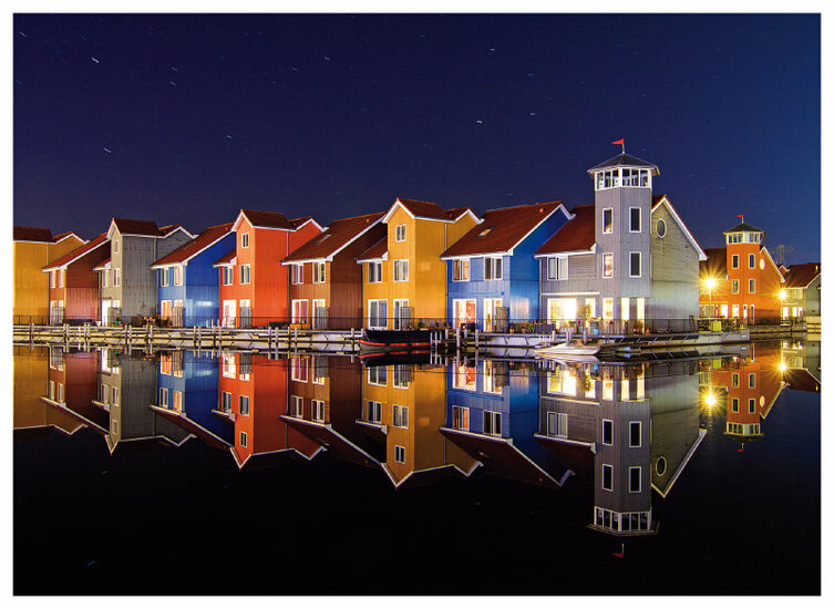 City postcards - set with 9 city motif postcards (no. 087)
