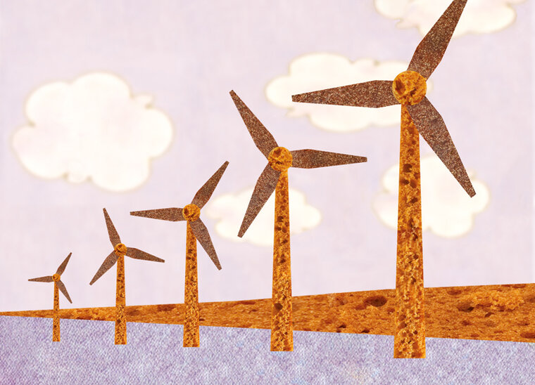 postcard windmills made of gingerbread (Nivoka006) postcard windmills made of gingerbread (Nivoka006)