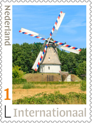 Postzegels 5 x Internationaal mill (PI23)