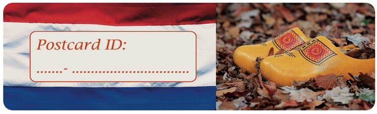 Postcrossing ID stickers | 6x Dutch Flag + clogs in Autumn (S026) Postcrossing ID stickers | 6x Dutch Flag + clogs in Autumn (S026)