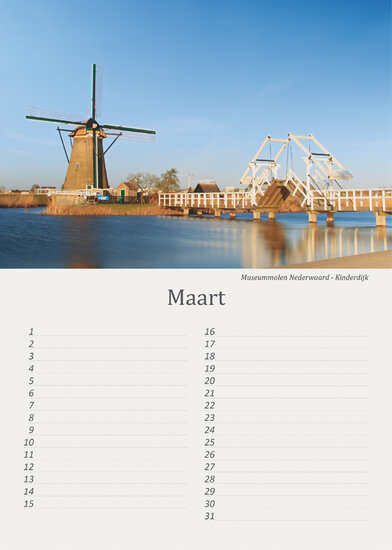 Birthday calendar mills