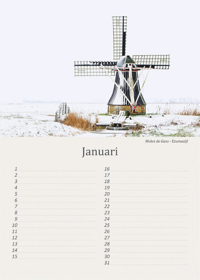 Birthday calendar mills