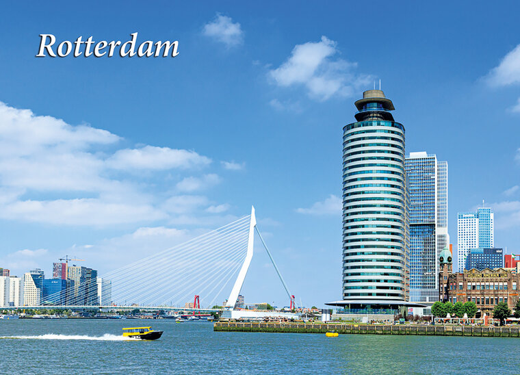 postcard Rotterdam - Kubuswoningen