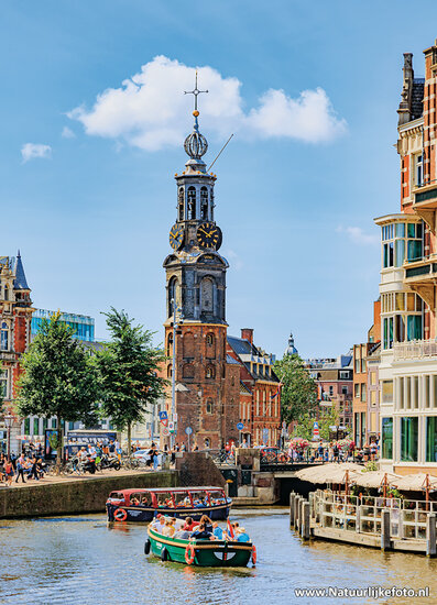 postcard canals of Amsterdam