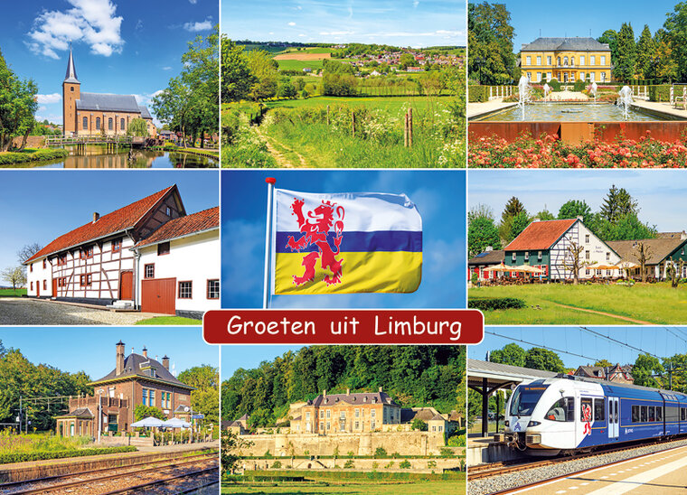 postcard groeten uit Limburg