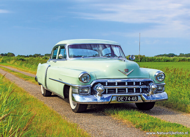 postcard Cadillac
