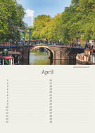 Birthday calendar Amsterdam