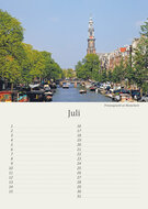 Birthday calendar Amsterdam