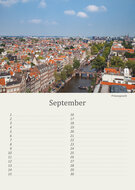 Birthday calendar Amsterdam