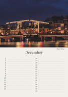 Birthday calendar Amsterdam